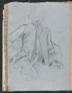 Verona Sketchbook: Gentleman (page 54), 1760. Creator: Francesco Lorenzi (Italian, 1723-1787).