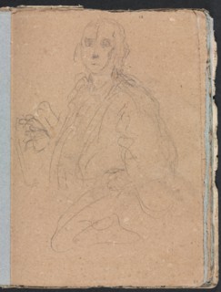 Verona Sketchbook: Gentlemen (page 55), 1760. Creator: Francesco Lorenzi (Italian, 1723-1787).