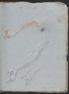 Verona Sketchbook: Study of hands and arms (page 29), 1760. Creator: Francesco Lorenzi (Italian, 1723-1787).
