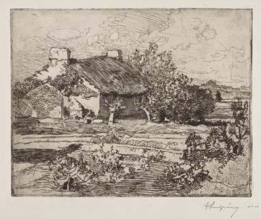 Vielle Bourrine, Maison du Marais, Vendée, 1892. Creator: Auguste Louis Lepère (French, 1849-1918).