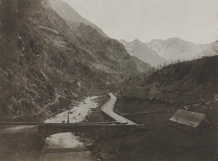 View Along the Route to Luz, Portugal, 1852-1853. Creator: John Stewart (British, 1800-1887); Blanquart-Évrard.
