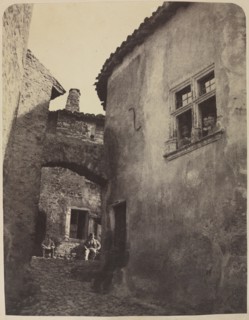 View of a Village, late 1850s. Creator: Domini (French, 1829-1895).