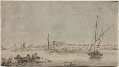 View of Dordrecht from the River, 1775-1815. Creator: Jacob van Strij (Dutch, 1756-1815).