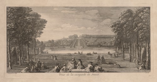 View of the Cascade de Seaux. Creator: Jacques Rigaud (French, 1681-1754).