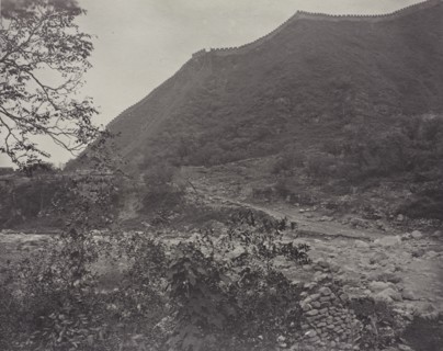 View of the Great Wall, China, c. 1871. Creator: John Thomson (Scottish, 1837-1921).