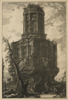 Views of Rome: The Tomb, called La Connocchia, 1776. Creator: Giovanni Battista Piranesi (Italian, 1720-1778).