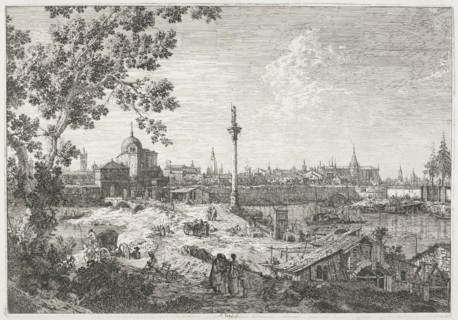 Views: Imaginary View of Padua, 1735-1746. Creator: Antonio Canaletto (Italian, 1697-1768).