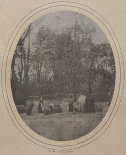 Village Scene (Southern France), c. 1853. Creator: André-Adolphe-Eugène Disdéri (French, 1819-1889).