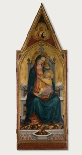 Virgin and Child Enthroned, 1419. Creator: Battista di Biagio Sanguigni (Italian, active 1393-1451).