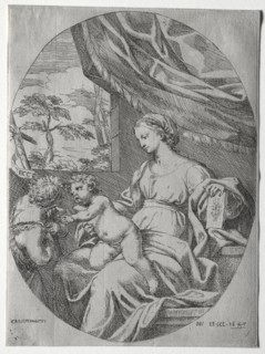 Virgin and Child with the Infant St. John, 1647. Creator: Carlo Maratti (Italian, 1625-1713).