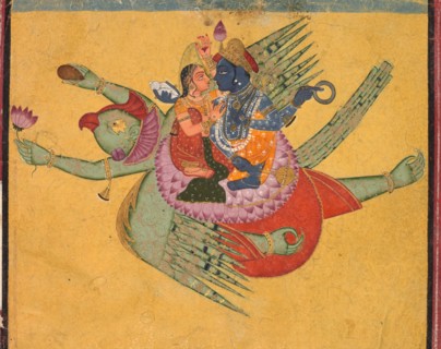 Vishnu and Lakshmi on Garuda, c. 1750 . Creator: Unknown.