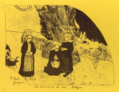 Volpini Suite: Dramas of the Sea: Brittany (Les Drames de la Mer, Bretagne), 1889. Creator: Paul Gauguin (French, 1848-1903).