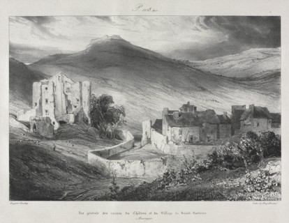 Voyages pittoresques et romantiques dans lancienne France, Auvergne..., 1831. Creator: Eugène Isabey (French, 1803-1886).