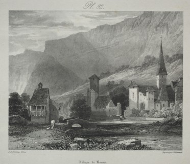 Voyages pittoresques et romantiques dans lancienne France. Franche Comté..., 1825. Creator: James Duffield Harding (British, 1798-1863).
