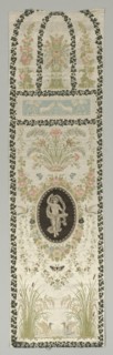 Wall Covering with Classical Figure, late 1700s - early 1800s. Creator: Philippe de Lasalle (French, 1723-1805); Camille Pernon & Cie (French).