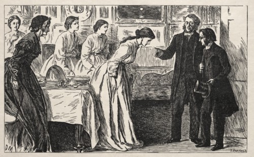 Wanted a Curate. Rather an Ordeal for the Reverend M. Green, 1865. Creator: George Louis Palmella Busson Du Maurier (British, 1834-1896).