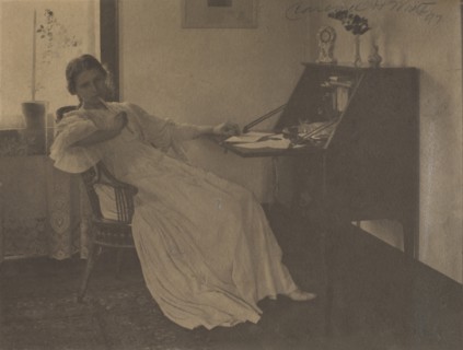 What Shall I Say?, 1896. Creator: Clarence H. White (American, 1871-1925).