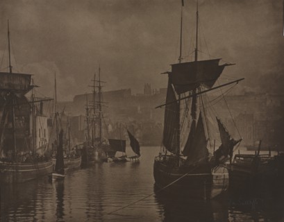 Whitby Harbor, c. 1885. Creator: Frank Meadow Sutcliffe (British, 1853-1941).