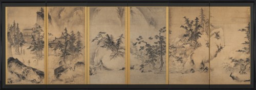 Winter and Spring Landscape, first half of the 1400s. Creator: Tensho Shubun (Japanese), attributed to.