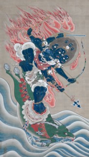 Wisdom King of Great Awe-inspiring Power (Daiitoku myoo), mid-1800s. Creator: Unknown.