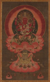 Wisdom King of Passion Aizen Myoo, 1300s. Creator: Unknown.