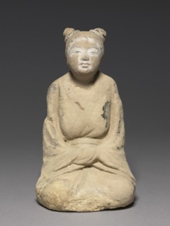 Woman from an Audience Scene, 645-710. Creator: Unknown.