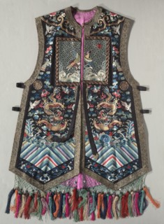 Woman's Bridal Dress, Tabard, 1800s. Creator: Unknown.