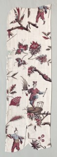 Woodblock Printed Textile Fragments, c. 1785. Creator: Unknown.