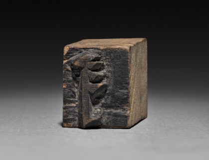 Wooden Moveable Type, probably 1800s. Creator: Unknown.