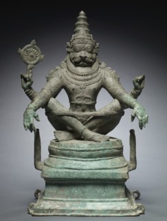 Yoga Narashimha, Vishnu in his Man-Lion Avatar, c. 1250. Creator: Unknown.