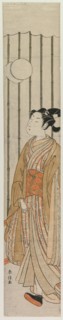 Young Man Playing Football, late 1760s. Creator: Suzuki Harunobu (Japanese, 1724-1770).