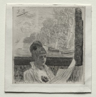 Young Woman. Creator: Félicien Rops (Belgian, 1833-1898).