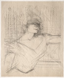 Yvette Guilbert: Dans la glu, 1898. Creator: Henri de Toulouse-Lautrec (French, 1864-1901).
