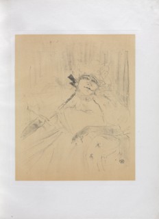 Yvette Guilbert-English Series: Chanson ancienne, 1898. Creator: Henri de Toulouse-Lautrec (French, 1864-1901).