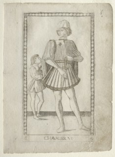 The Knight (from the Tarocchi, series E: Conditions of Man, #6), before 1467. Creator: Master of the E-Series Tarocchi (Italian, 15th century).