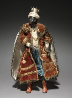 Figure from a Crèche: Negro Magus, 1780-1830. Creator: Unknown.