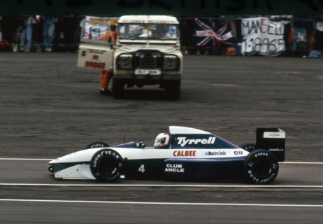 Tyrrell Ilmor 020-B , Andrea De Cesaris 1992 British Grand Prix. Creator: Unknown.