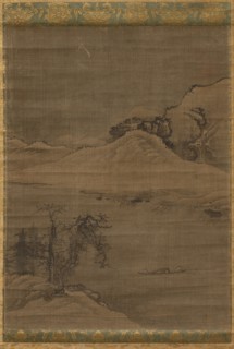 Landscape with Fishermen, 1600s. Creator: Yi Bul-hae (Korean, active 1500s), attributed to.