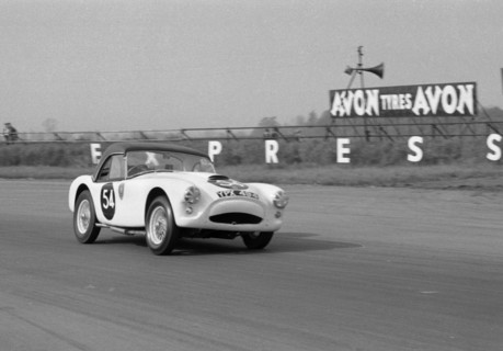 A.C. Ace-Bristol, Ecurie Chiltern at Silverstone 1959. J. McKechnie. Creator: Unknown.