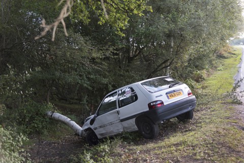 Citroen Saxo accident 2016. Creator: Unknown.