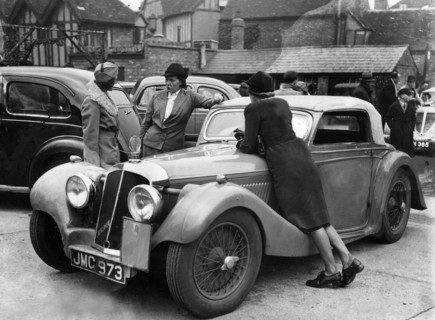 1939 Atalanta on R.A.C. Brighton rally. Creator: Unknown.
