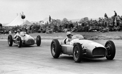 1951 BRM V16, Reg Parnell at Goodwood. Creator: Unknown.