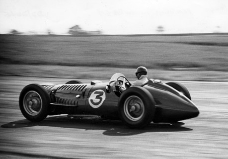 1953 BRM V16 driven by Fangio at Silverstone. Creator: Unknown.