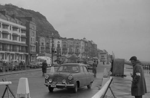 1954 Ford Zephyr, J.Risk, P.Wren on Redex Rally. Creator: Unknown.