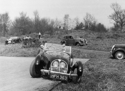 Healey Silverstone, London Little Rally, 1953, G.J.E. Dixon. Creator: Unknown.