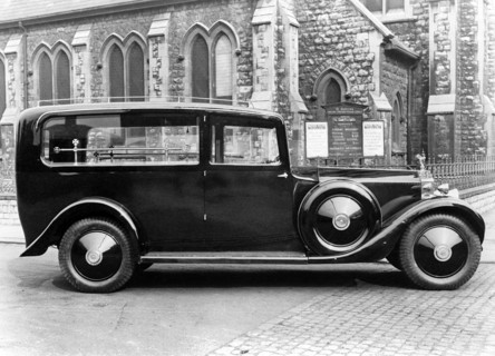 1929 Rolls Royce Phantom 1 hearse. Creator: Unknown.