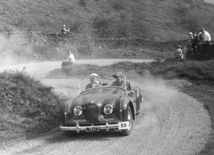 1952 Jowett Jupiter, Morecambe rally. Creator: Unknown.