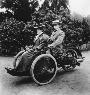 1897 Leon Bollee cyclecar. Creator: Unknown.