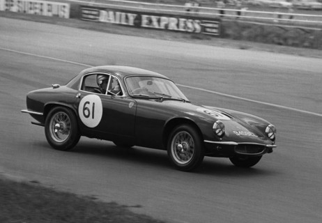 1961 Lotus Elite, Wetherill, at Silverstone. Creator: Unknown.