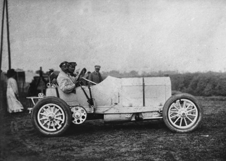1908 Mercedes, Lautenschlager, winner French Grand Prix. Creator: Unknown.